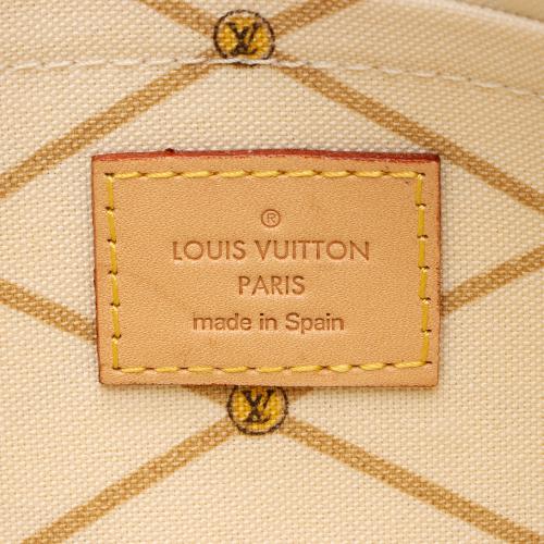 Louis Vuitton Limited Edition Damier Azur Summer Trunk Capri Neverfull MM Pochette