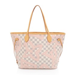 Louis Vuitton Limited Edition Damier Azur Tahitienne Neverfull MM Tote