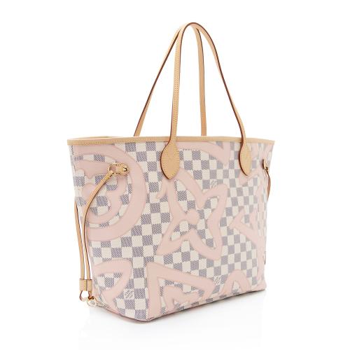 Louis Vuitton Limited Edition Damier Azur Tahitienne Neverfull MM Tote