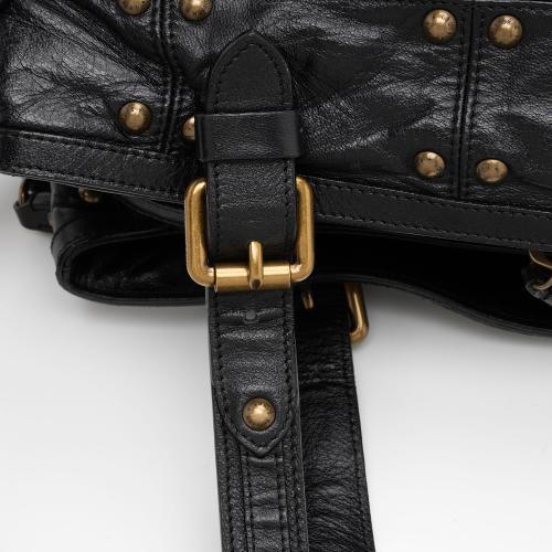 Louis Vuitton Limited Edition Lambskin Riveting Satchel