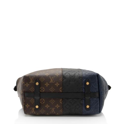 Louis Vuitton Limited Edition Monogram Blocks Zipped Tote