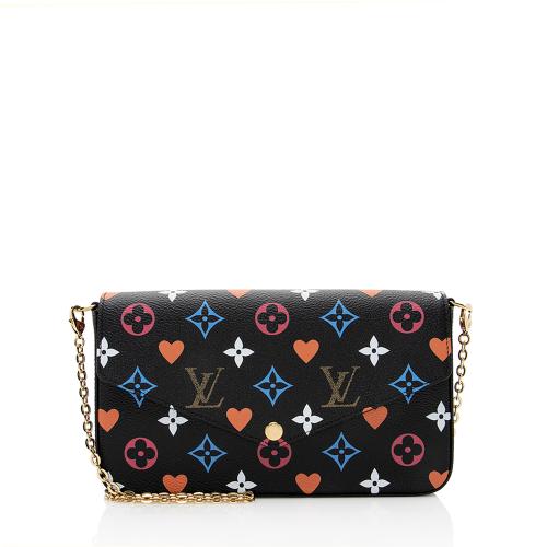 Louis Vuitton Limited Edition Monogram Canvas Game On Felicie Pochette