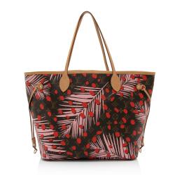 Louis Vuitton Limited Edition Monogram Canvas Jungle Dots Neverfull MM Tote