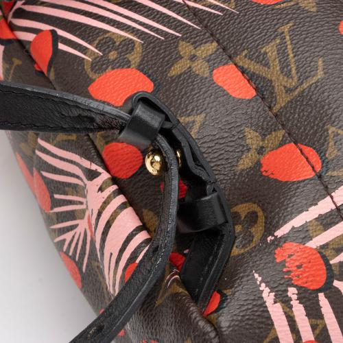 Louis Vuitton Limited Edition Monogram Canvas Jungle Dots Palm Springs PM Backpack