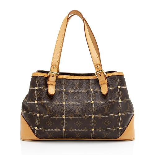 Louis Vuitton Limited Edition Monogram Canvas Riveting Satchel