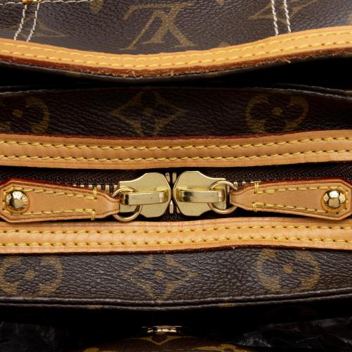 Louis Vuitton Limited Edition Monogram Canvas Riveting Satchel