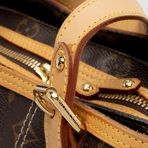 Louis Vuitton Limited Edition Monogram Canvas Riveting Satchel