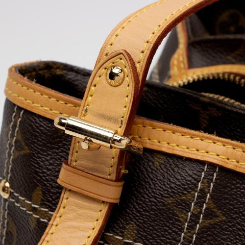 Louis Vuitton Limited Edition Monogram Canvas Riveting Satchel