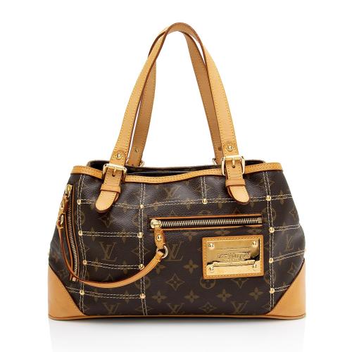 Louis Vuitton Limited Edition Monogram Canvas Riveting Satchel