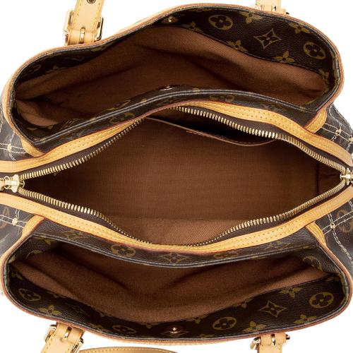 Louis Vuitton Limited Edition Monogram Canvas Riveting Satchel