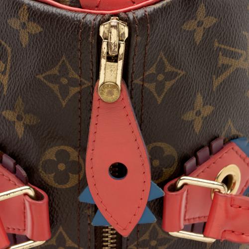 Louis Vuitton Limited Edition Monogram Canvas Totem Speedy 30 Satchel