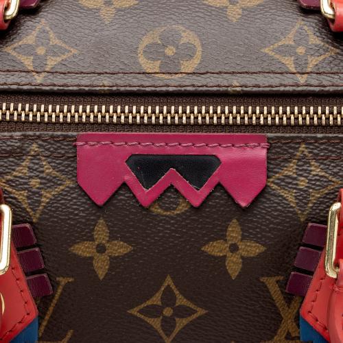 Louis Vuitton Limited Edition Monogram Canvas Totem Speedy 30 Satchel