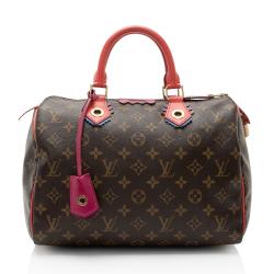 Louis Vuitton Limited Edition Monogram Canvas Totem Speedy 30 Satchel