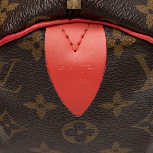 Louis Vuitton Limited Edition Monogram Canvas Totem Speedy 30 Satchel