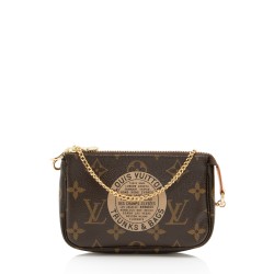 Louis Vuitton Limited Edition Monogram Canvas Trunks & Bags Mini Pochette Accessoires