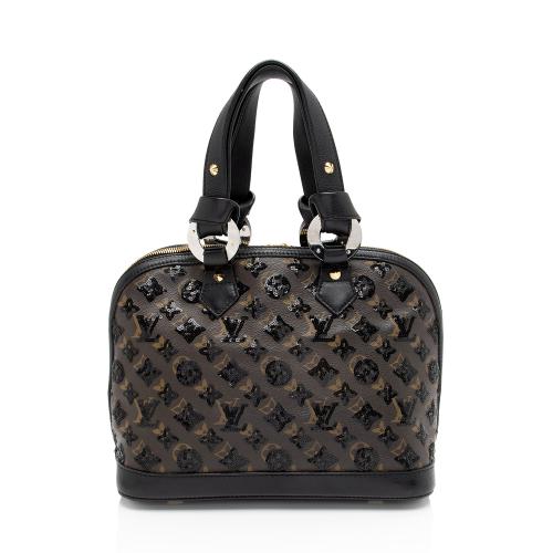 Louis Vuitton Limited Edition Monogram Eclipse Alma Satchel