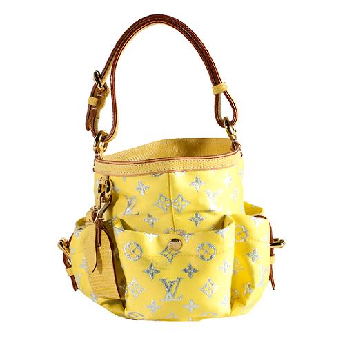 Louis Vuitton Limited Edition Monogram Pastel Glitter Seau PM Tote