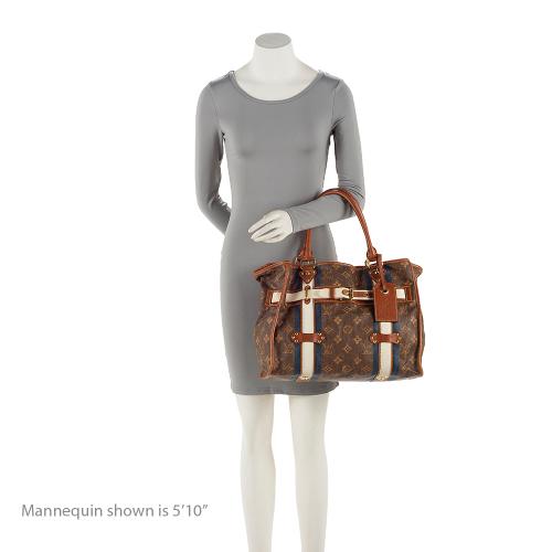 Louis Vuitton Limited Edition Monogram Tisse Rayures GM Tote