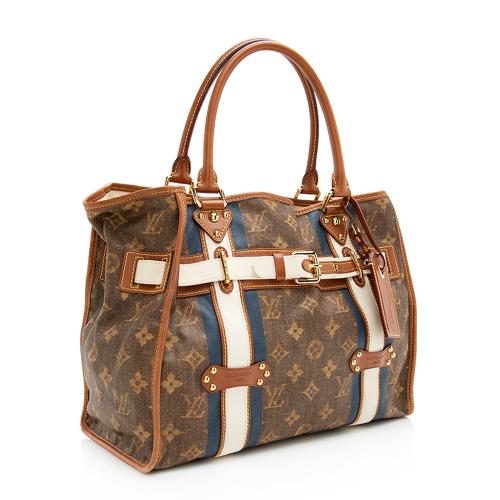 Louis Vuitton Limited Edition Monogram Tisse Rayures GM Tote