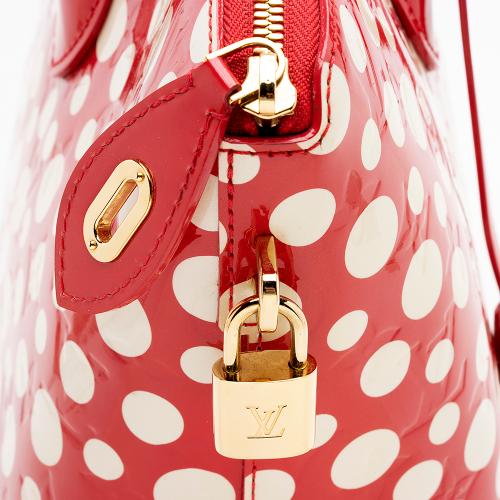 Louis Vuitton Limited Edition Monogram Vernis Dots Infinity Lockit MM Satchel