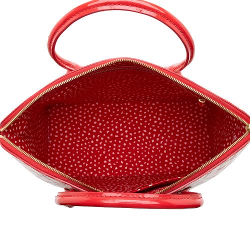 Louis Vuitton Limited Edition Monogram Vernis Dots Infinity Lockit MM Satchel