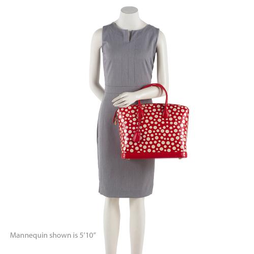 Louis Vuitton Limited Edition Monogram Vernis Dots Infinity Lockit MM Satchel