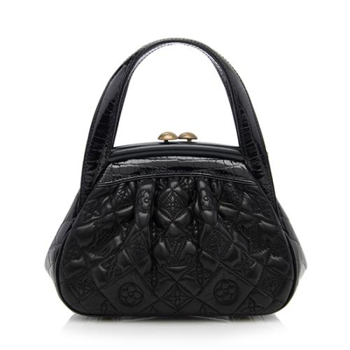 Louis Vuitton Limited Edition Monogram Vienna Alligator Sac Fermoir PM Satchel