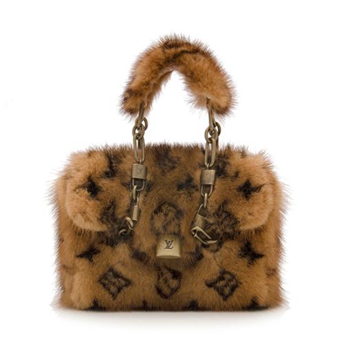 Fur louis vuitton bag on sale