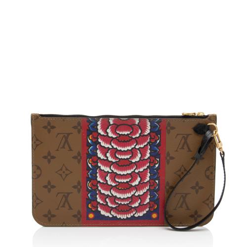 Louis Vuitton Limited Edition Reverse Monogram Canvas Kabuki Pochette