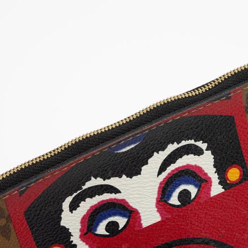 Louis Vuitton Limited Edition Reverse Monogram Canvas Kabuki Pochette