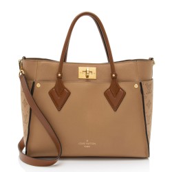 Louis Vuitton Mahina Calfskin On My Side MM Tote