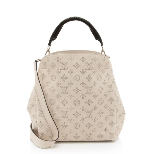 Louis Vuitton Mahina Leather Babylone PM Satchel