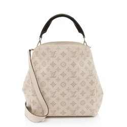 Louis Vuitton Mahina Leather Babylone PM Satchel