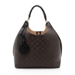 Louis Vuitton Mahina Leather Carmel Hobo