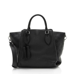 Louis Vuitton Mahina Leather Haumea Satchel