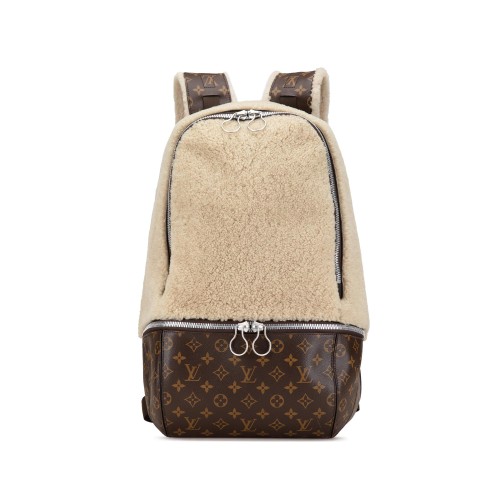 Louis Vuitton Marc Newson Monogram Shearling Backpack