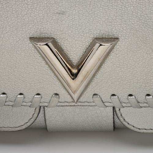 Louis Vuitton Metallic Leather Braided Very Chain Bag