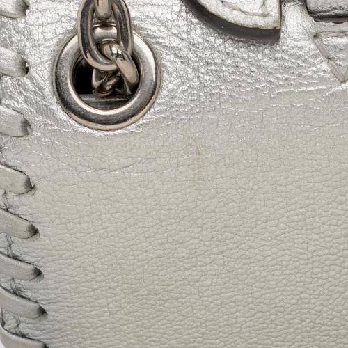 Louis Vuitton Metallic Leather Braided Very Chain Bag