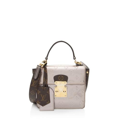 Louis Vuitton Monogram Vernis Spring Street Bitume Top Handle