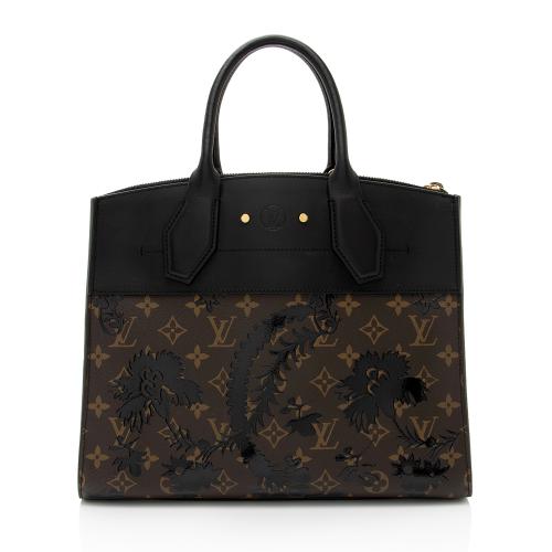 Louis Vuitton Monogram Blossom Canvas City Steamer MM Tote