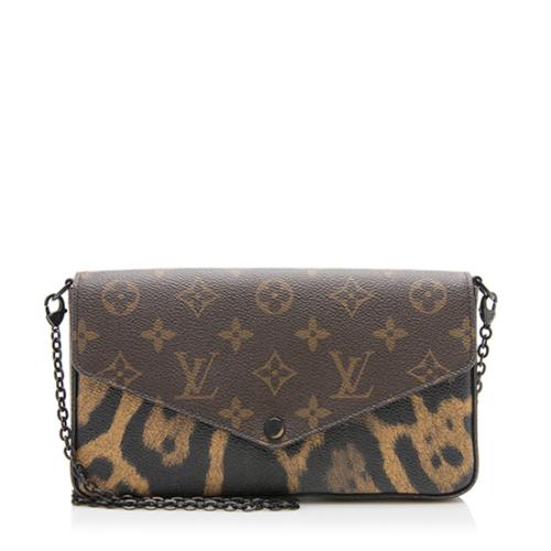 Louis Vuitton Monogram Canvas Animal Print Felicie Pochette