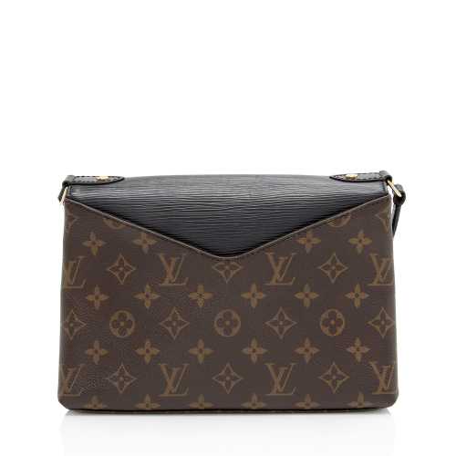 Louis Vuitton Monogram Canvas Epi Leather Saint Michel Shoulder Bag