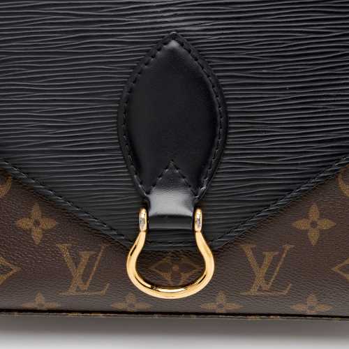 Louis Vuitton Monogram Canvas Epi Leather Saint Michel Shoulder Bag