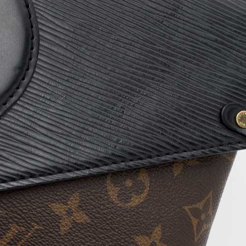 Louis Vuitton Monogram Canvas Epi Leather Saint Michel Shoulder Bag