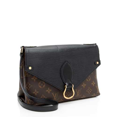 Louis Vuitton Monogram Canvas Epi Leather Saint Michel Shoulder Bag