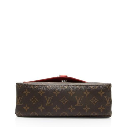 Louis Vuitton Monogram Canvas Epi Leather Saint Michel Shoulder Bag