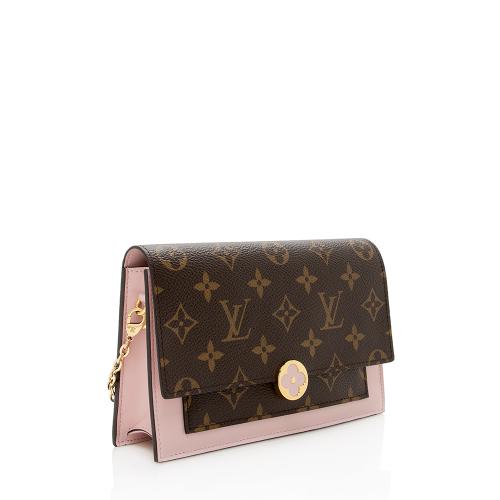 Louis Vuitton Monogram Canvas Flore Chain Wallet