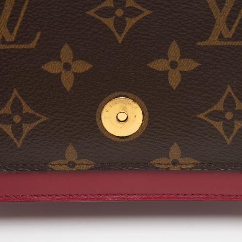 Louis Vuitton Monogram Canvas Flore Chain Wallet