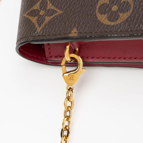 Louis Vuitton Monogram Canvas Flore Chain Wallet