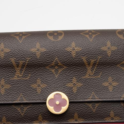 Louis Vuitton Monogram Canvas Flore Chain Wallet